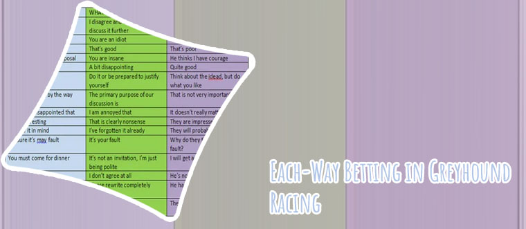 What does 5 each way mean in betting